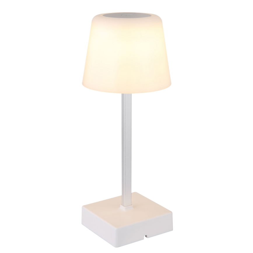 Globo - LED bordlampe m. touch-funktion dæmpbar LED/2W/5V 3000/4500/6500K 800 mAh hvid