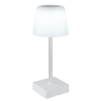 Globo - LED bordlampe m. touch-funktion dæmpbar LED/2W/5V 3000/4500/6500K 800 mAh hvid