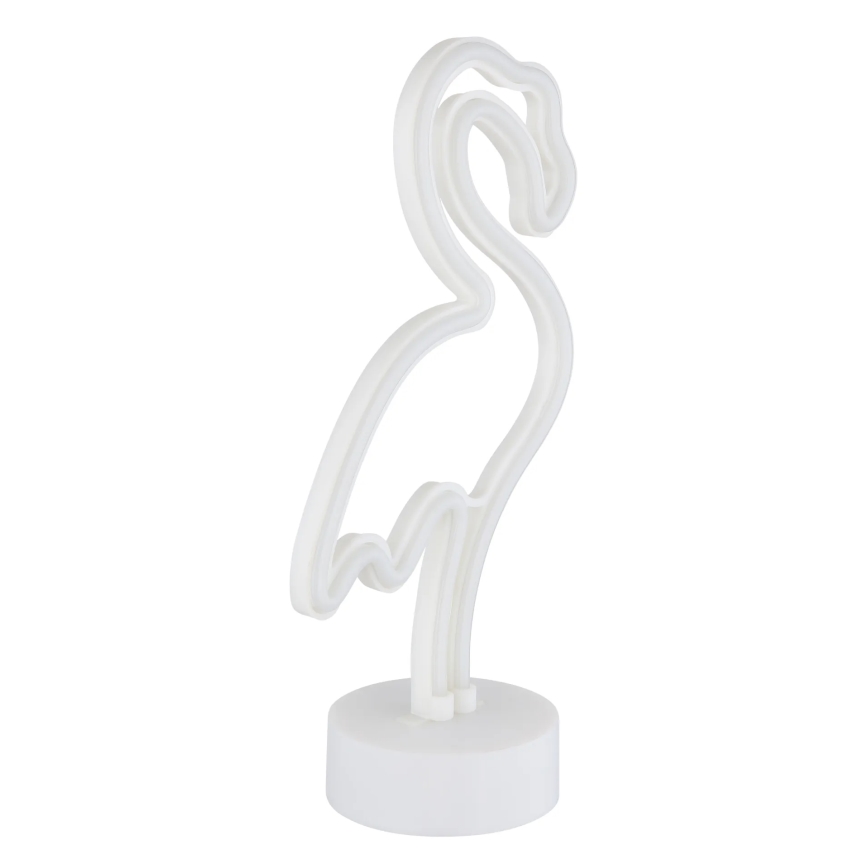 Globo - LED borddekoration neon LED/2W/3xAA flamingo