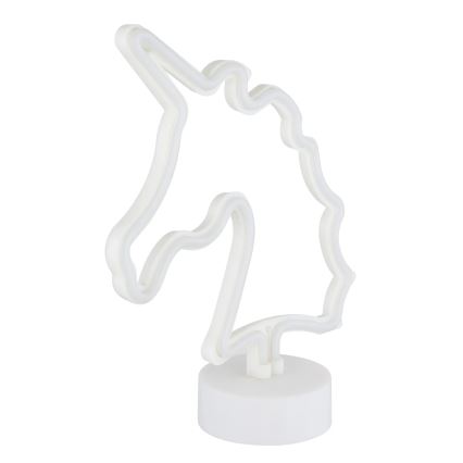 Globo - LED Neon bordlampe LED/2W/3xAA enhjørning