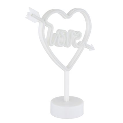 Globo - LED borddekoration LED/2W/3xAA hjerte