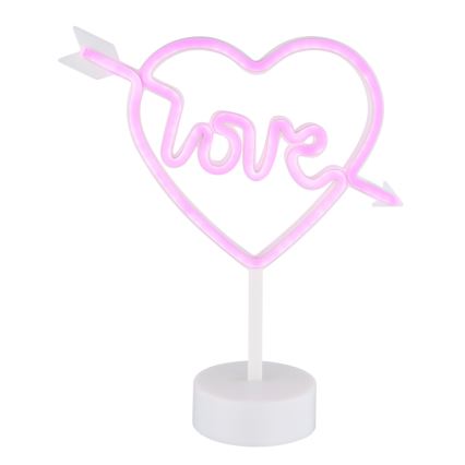 Globo - LED borddekoration LED/2W/3xAA hjerte