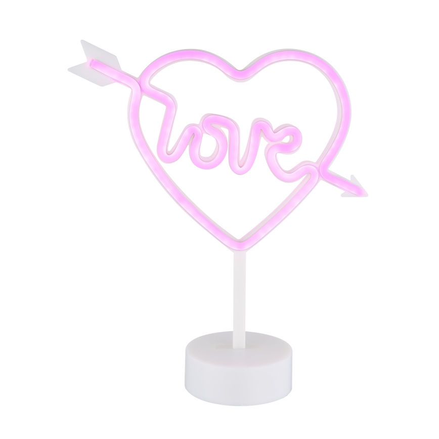 Globo - LED borddekoration LED/2W/3xAA hjerte