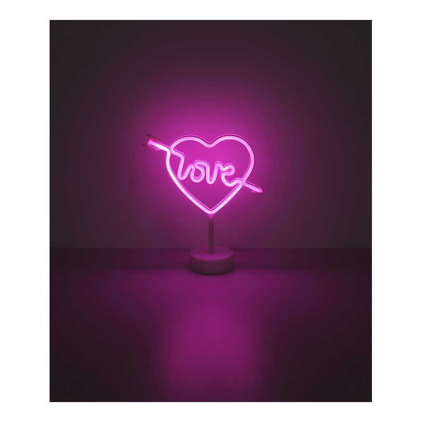 Globo - LED borddekoration LED/2W/3xAA hjerte
