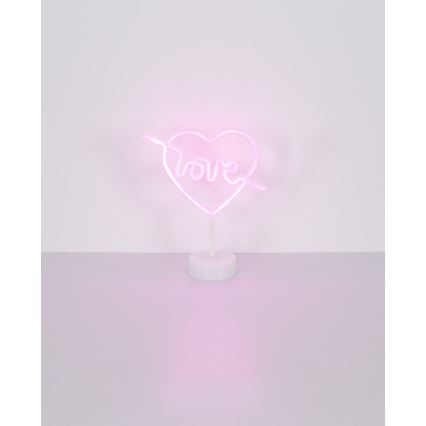 Globo - LED borddekoration LED/2W/3xAA hjerte