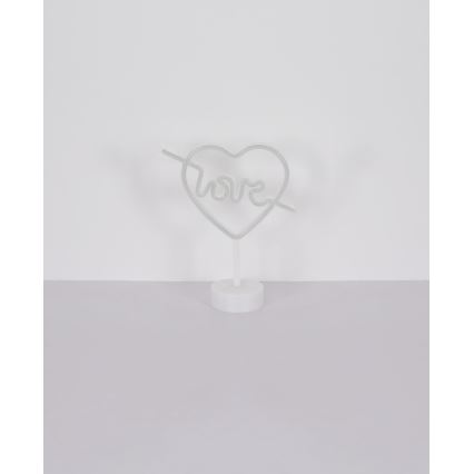 Globo - LED borddekoration LED/2W/3xAA hjerte