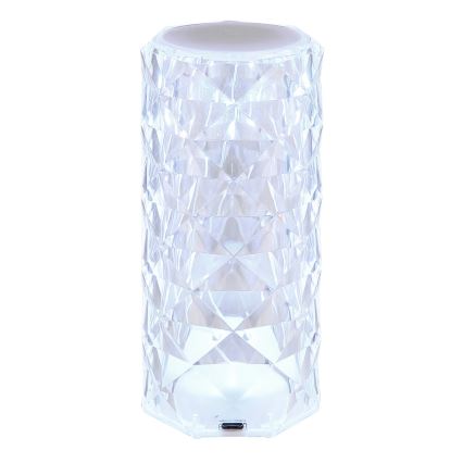 Globo - LED RGB Genopladelig lampe m. touch-funktion LED/0,6W/3,7V 500mAh