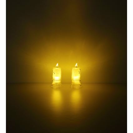 Globo - LED stearinlys 2 stk. LED/0,25W/3xLR1130