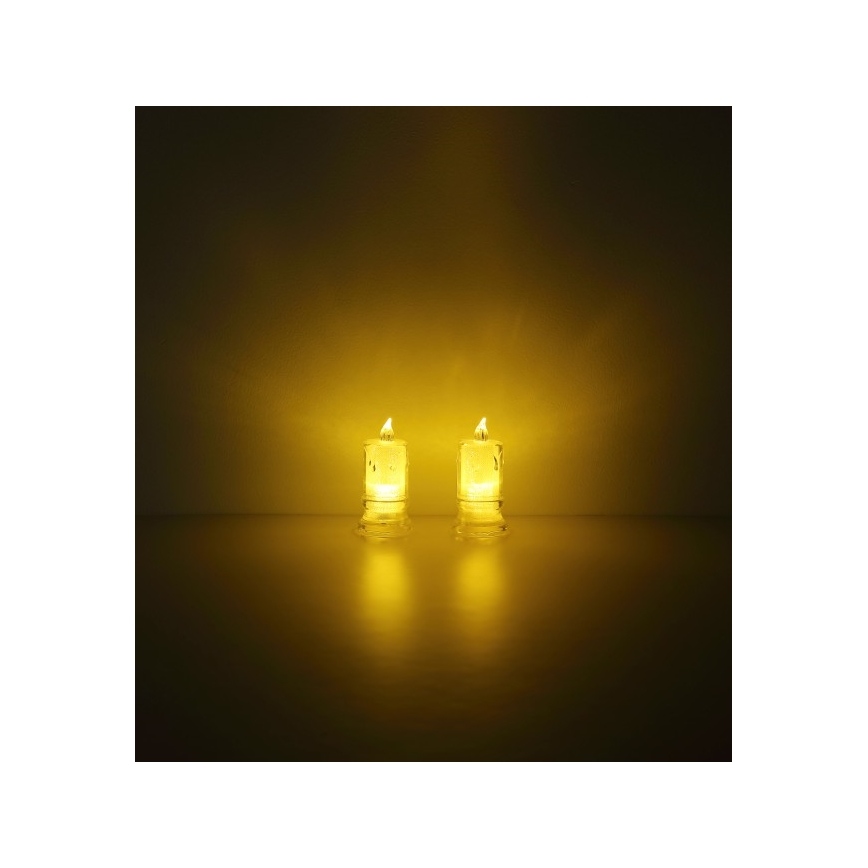 Globo - LED stearinlys 2 stk. LED/0,25W/3xLR1130