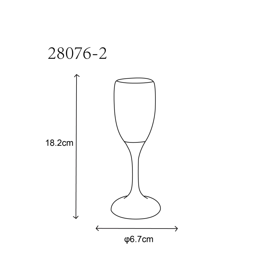 Globo - 2x LED glas LED/0,06W/2xCR2032