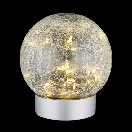 Globo - Dekorativ LED bordlampe genopladelig 25xLED/0,06W/5V 600 mAh IP44