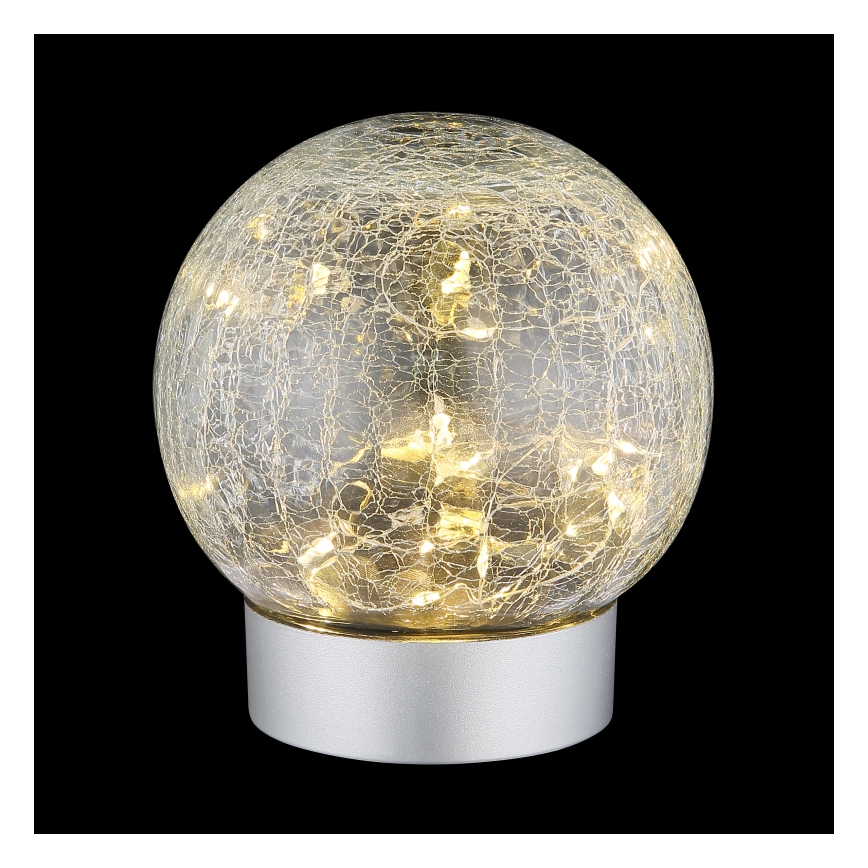 Globo - Dekorativ LED bordlampe genopladelig 25xLED/0,06W/5V 600 mAh IP44