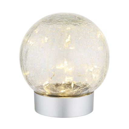 Globo - Dekorativ LED bordlampe genopladelig 25xLED/0,06W/5V 600 mAh IP44