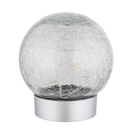 Globo - Dekorativ LED bordlampe genopladelig 25xLED/0,06W/5V 600 mAh IP44