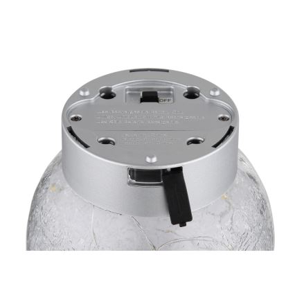 Globo - Dekorativ LED bordlampe genopladelig 25xLED/0,06W/5V 600 mAh IP44