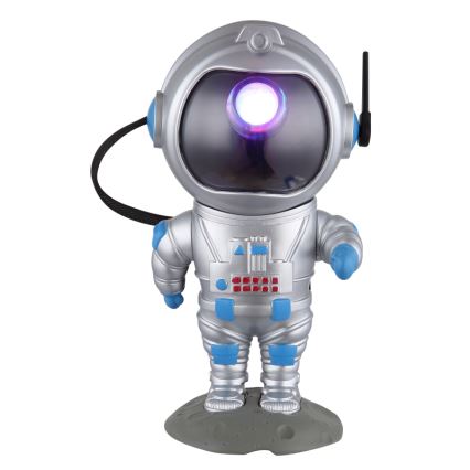 Globo - LED bordlampe m. RGB-farver LED/4,5W/5V astronaut sølvfarvet