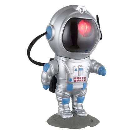 Globo - LED bordlampe m. RGB-farver LED/4,5W/5V astronaut sølvfarvet