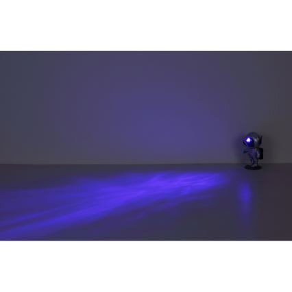 Globo - LED bordlampe m. RGB-farver LED/4,5W/5V astronaut sølvfarvet