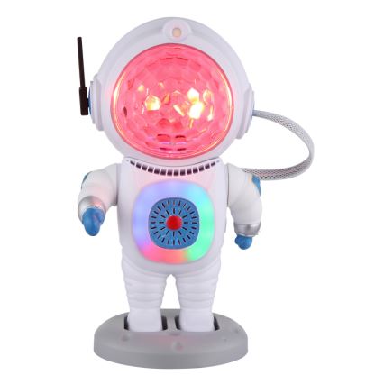 Globo - LED bordlampe m. RGB-farver LED/6W/5V astronaut hvid