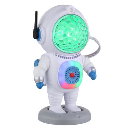 Globo - LED bordlampe m. RGB-farver LED/6W/5V astronaut hvid