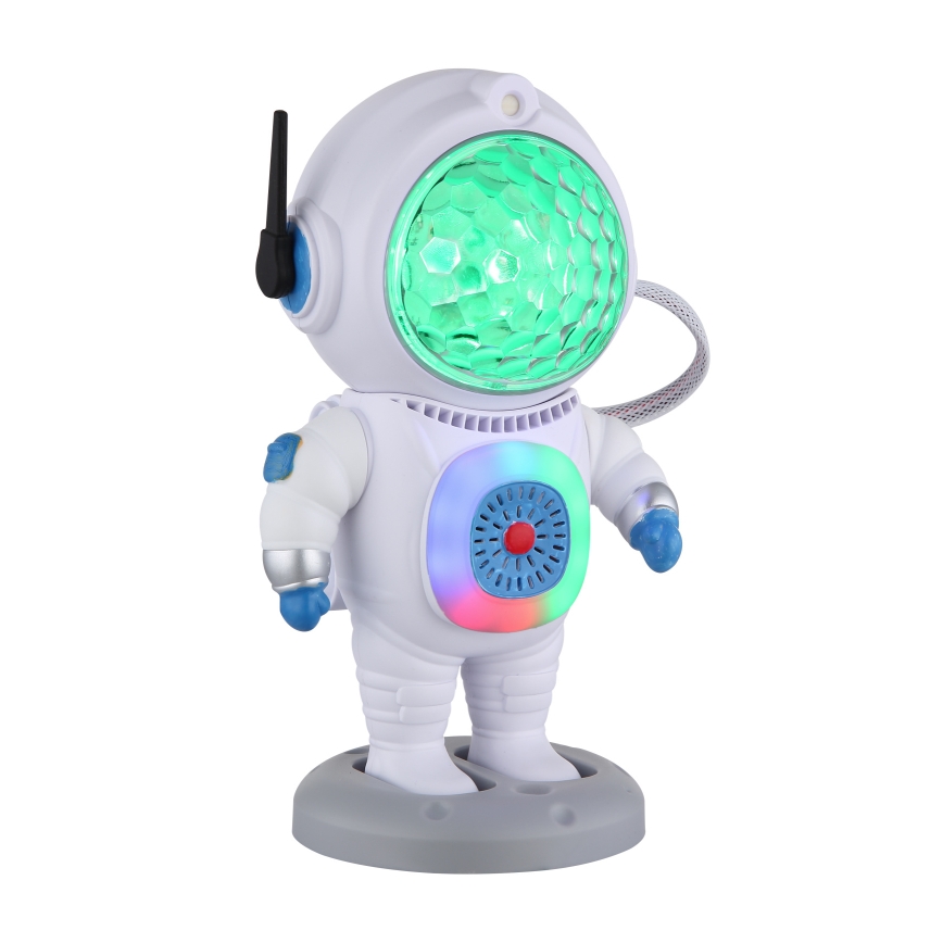 Globo - LED bordlampe m. RGB-farver LED/6W/5V astronaut hvid