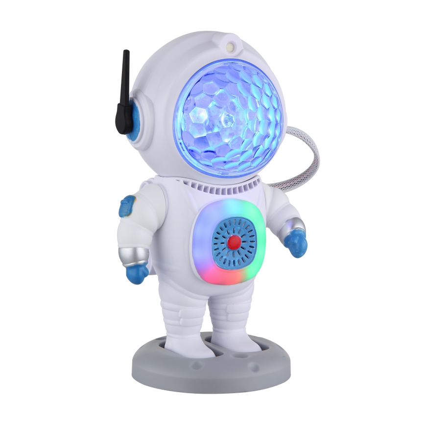 Globo - LED bordlampe m. RGB-farver LED/6W/5V astronaut hvid