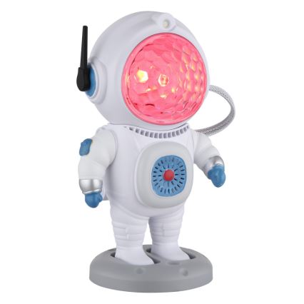 Globo - LED bordlampe m. RGB-farver LED/6W/5V astronaut hvid