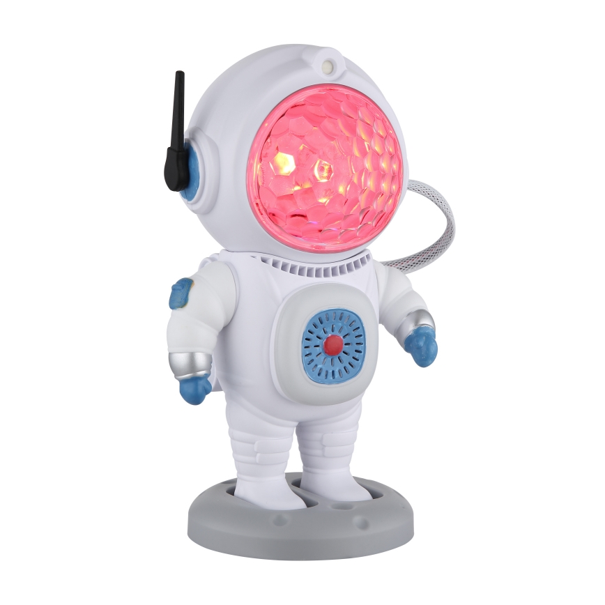 Globo - LED bordlampe m. RGB-farver LED/6W/5V astronaut hvid