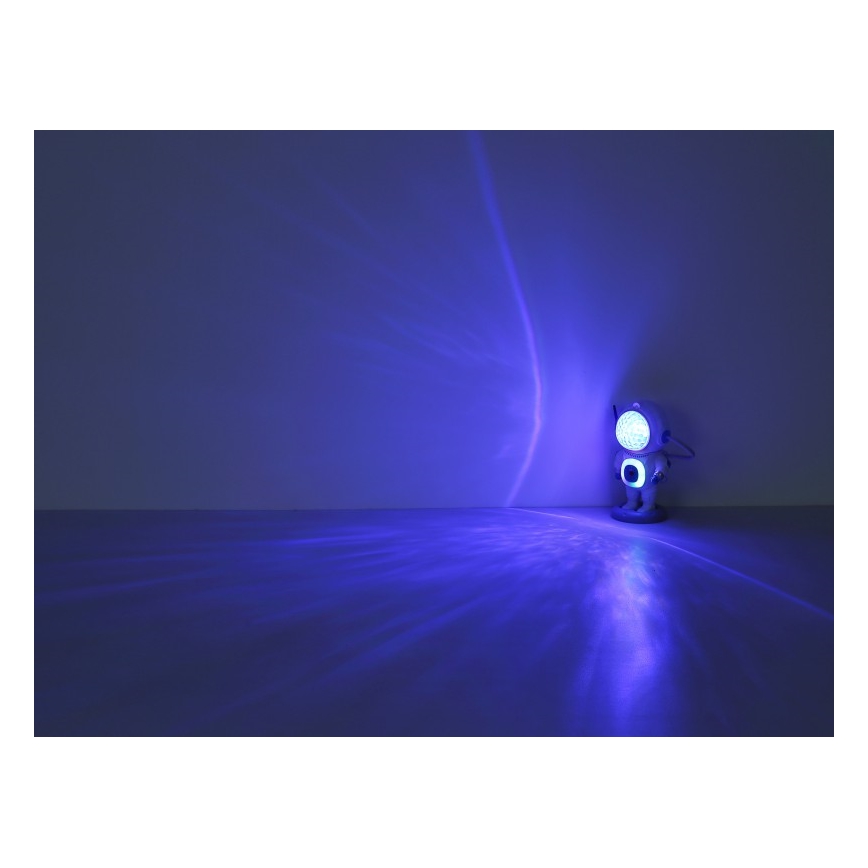 Globo - LED RGB Bordlampe LED/6W/5V astronaut hvid