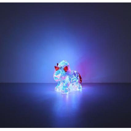 Globo - LED borddekoration LED/3W/5V USB enhjørning
