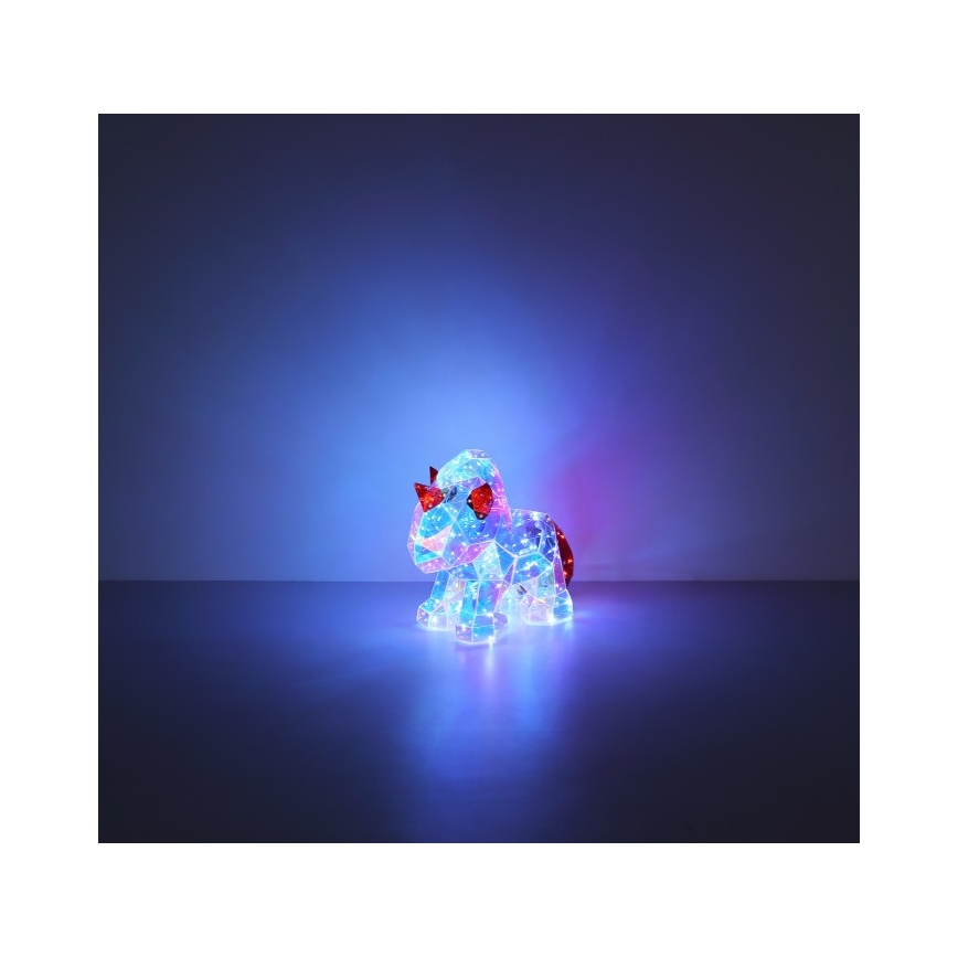 Globo - LED borddekoration LED/3W/5V USB enhjørning