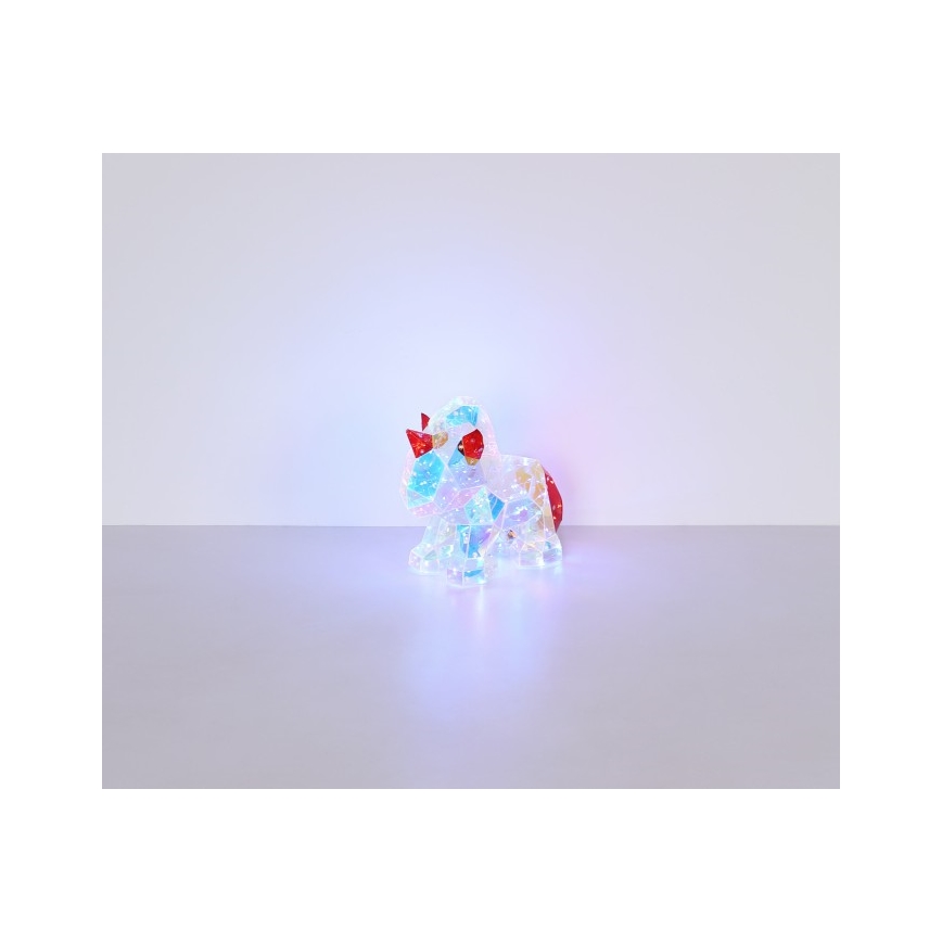 Globo - LED borddekoration LED/3W/5V USB enhjørning