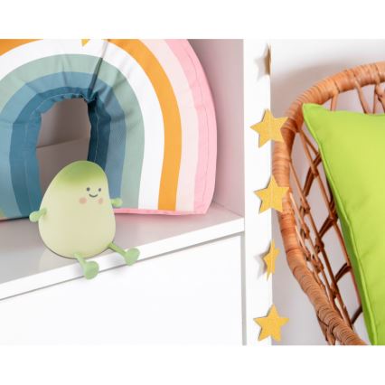 Globo - LED RGBW, dæmpbar, genopladelig natlampe til børn, LED/2W/5V, 1200 mAh, mango