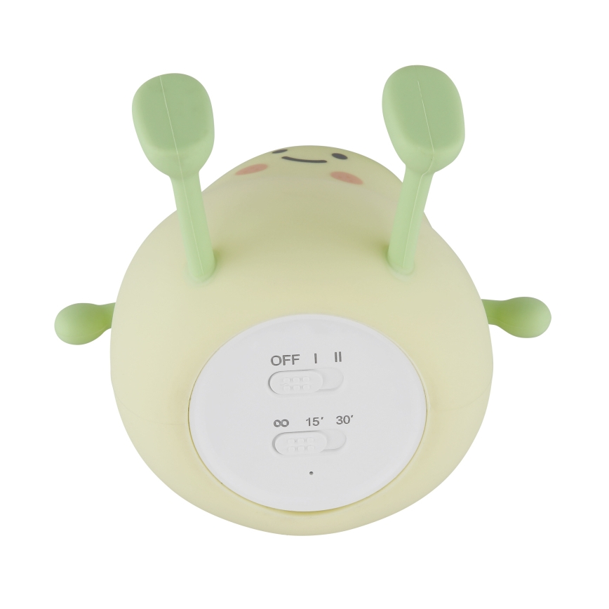 Globo - LED RGBW, dæmpbar, genopladelig natlampe til børn, LED/2W/5V, 1200 mAh, mango