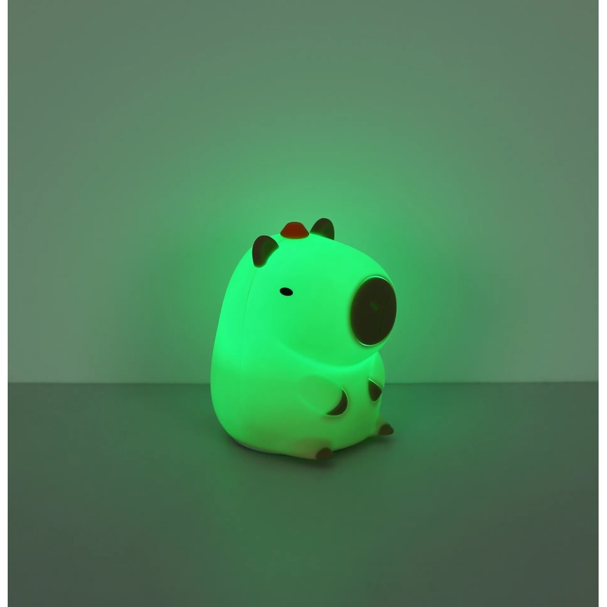 Globo - LED RGBW Dæmpbar genopladelig børne-natlampe LED/1,5W/5V 1200 mAh kapybara