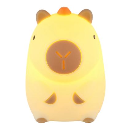 Globo - LED RGBW Dæmpbar genopladelig børne-natlampe LED/1,5W/5V 1200 mAh kapybara
