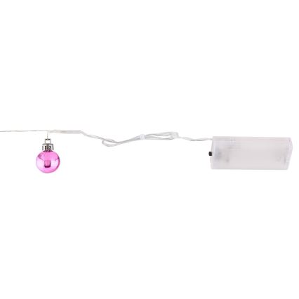Globo - LED julekæde 20xLED/2xAA 2,2 m varm hvid