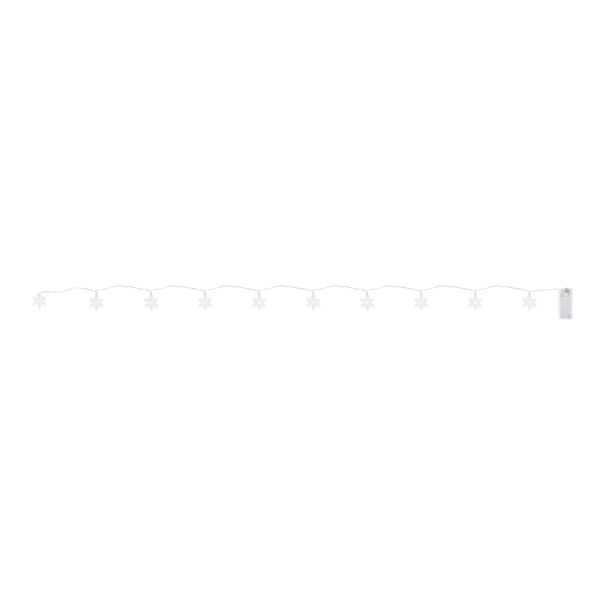 Globo 29906-10 - LED dekorativ kæde 10xLED/0,03W/2xAA