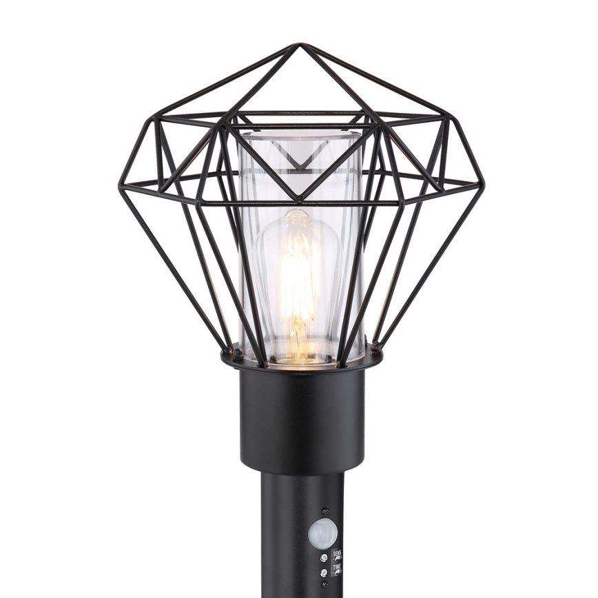 Globo - Udendørs lampe med sensor 1xE27/15W/230V IP44