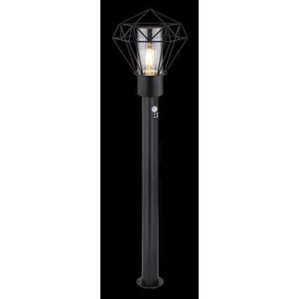 Globo - Udendørs lampe med sensor 1xE27/15W/230V IP44