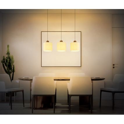 Globo - LED-pendel med wireophæng LED/24W/230V 3000K
