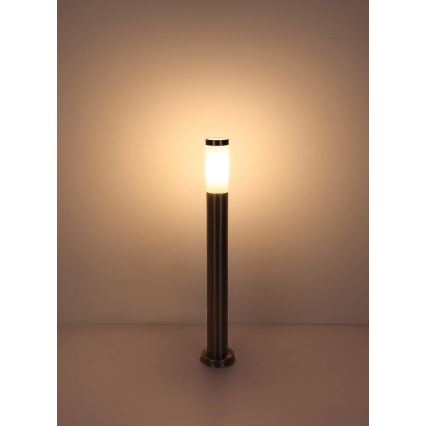 Globo - Udendørslampe 1xE27/23W/230V IP44 80 cm skinnende krom
