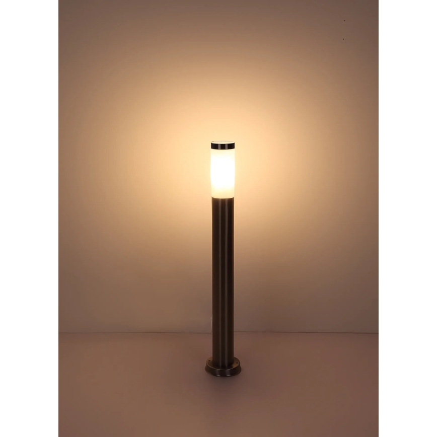 Globo - Udendørslampe 1xE27/23W/230V IP44 80 cm skinnende krom