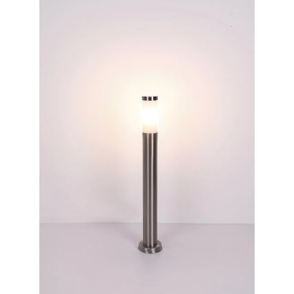 Globo - Udendørslampe 1xE27/23W/230V IP44 80 cm skinnende krom
