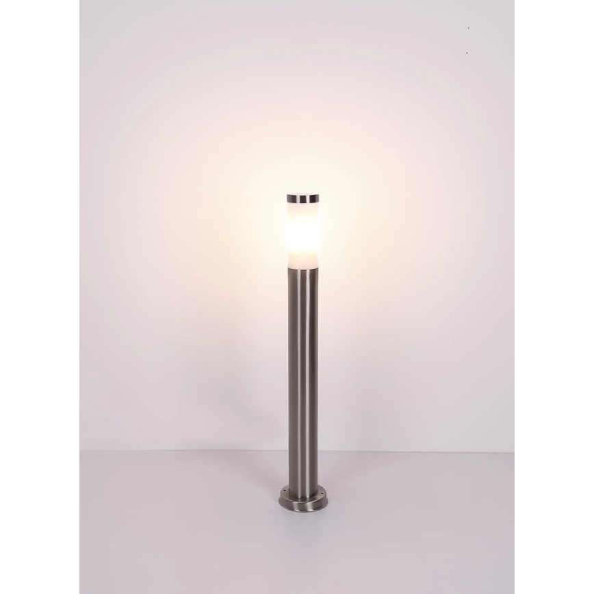 Globo - Udendørslampe 1xE27/23W/230V IP44 80 cm skinnende krom
