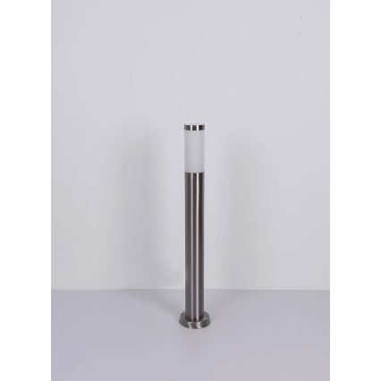Globo - Udendørslampe 1xE27/23W/230V IP44 80 cm skinnende krom