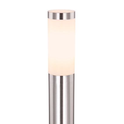 Globo - Udendørslampe 1xE27/23W/230V IP44 80 cm skinnende krom