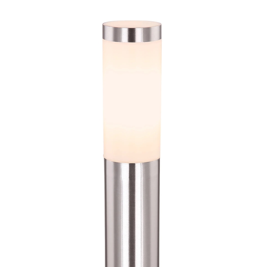 Globo - Udendørslampe 1xE27/23W/230V IP44 80 cm skinnende krom