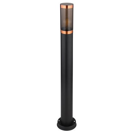 Globo - Udendørslampe 1xE27/23W/230V IP44 80 cm sort/kobber