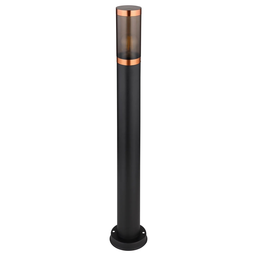 Globo - Udendørslampe 1xE27/23W/230V IP44 80 cm sort/kobber